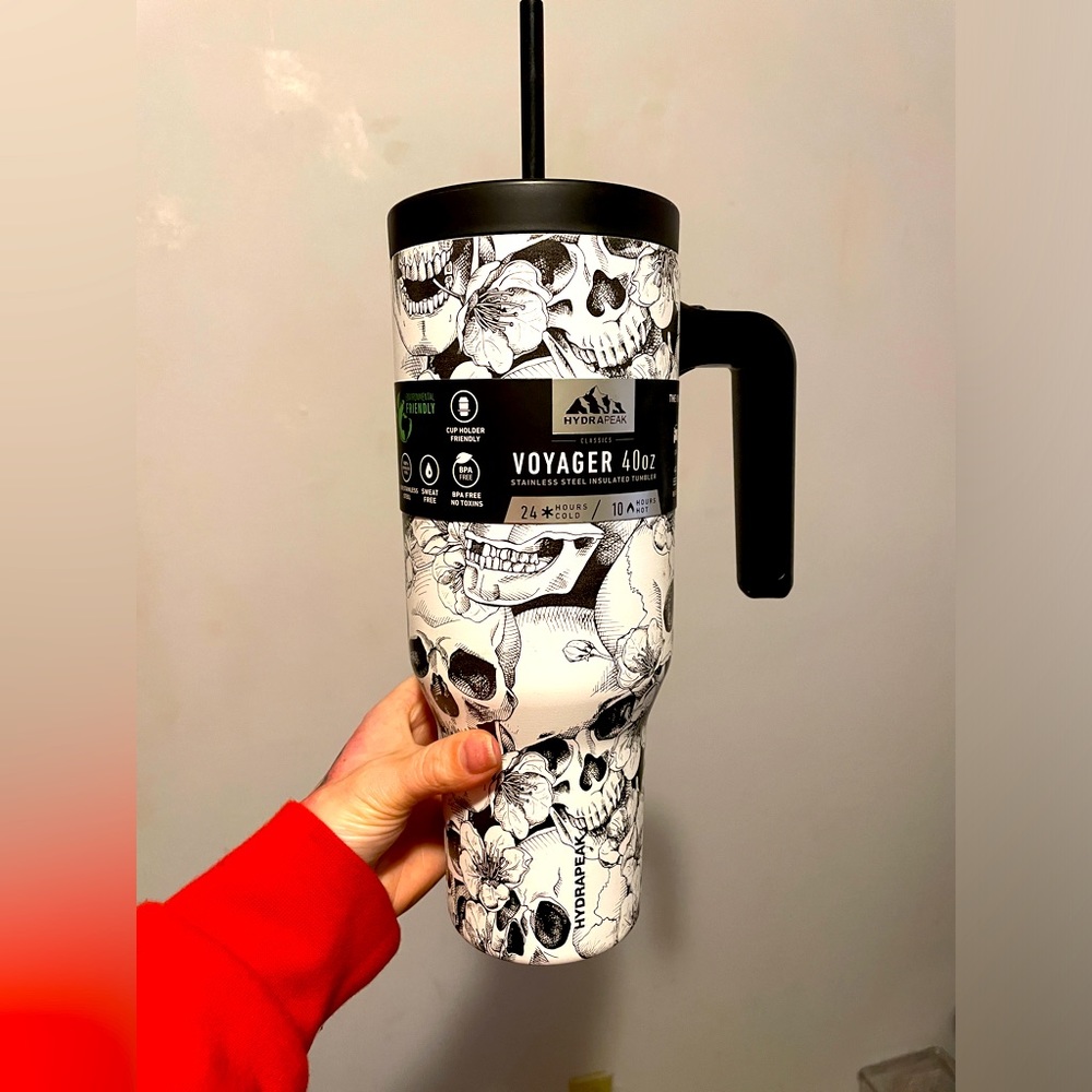 Hydrapeak 40oz Skull mug